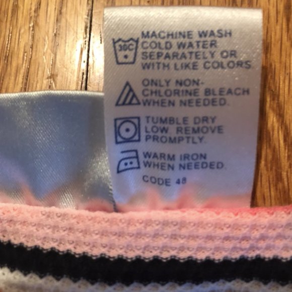 Freestyle by Danskin Striped Knit Tank Top Women's Large - Picture 3 of 4